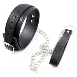 Generique Collier avec Chaîne métal Pety Noir